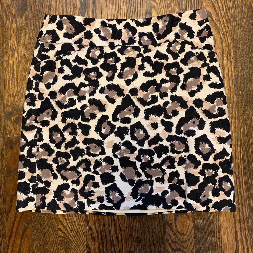 LOFT Cheetah Pencil Skirt
